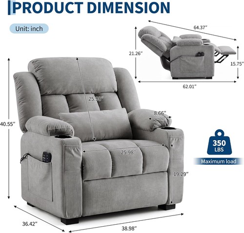 Electric reclining chair - reclining,